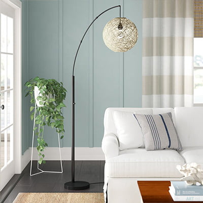 Nocera 76.5 Arched:Arc Floor Lamp Nocera 76.5" Arched/Arc Floor Lamp