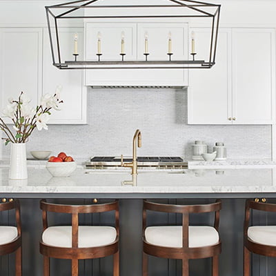 White Kitchen With A Touch of Farmhouse Style White Kitchen With A Touch of Farmhouse Style