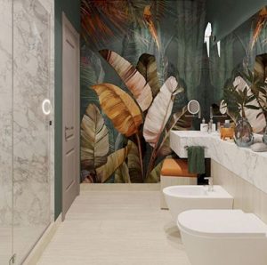 15 Best Jungle Bathroom Ideas - The Homey Space
