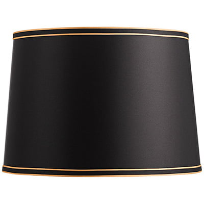 Black Shade With Gold Trim
