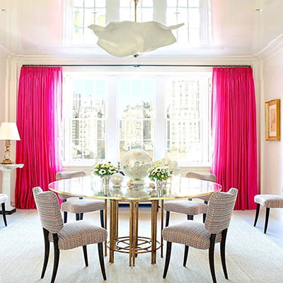 18 Creative Ways To Style Your Dining Room Curtains - The Homey Space