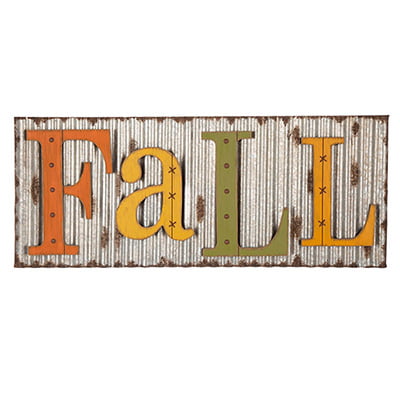 Fall Metal Sign Fall Metal Sign