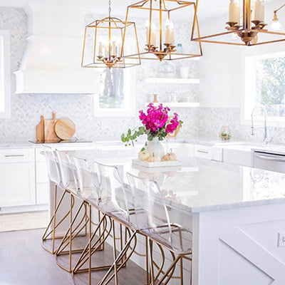20 Best White Kitchen Inspirations - The Homey Space