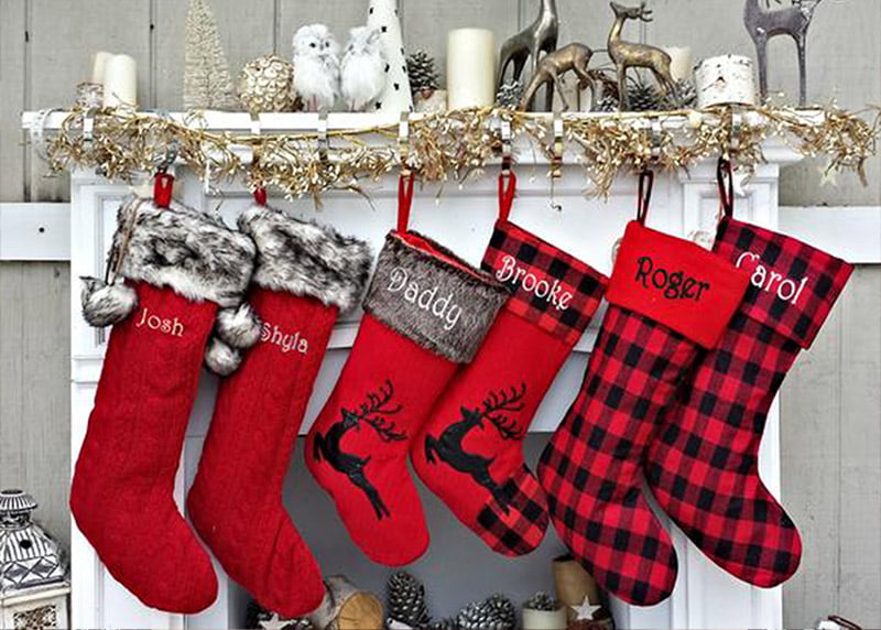 buffalo plaid christmas decor