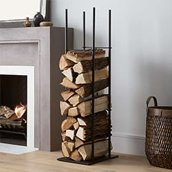 Crate and Barrel Frame Indoor_ Outdoor Log Holder Crate and Barrel Frame Indoor/ Outdoor Log Holder