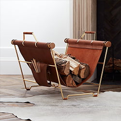 Goop x CB2 Firewood Tote Goop x CB2 Firewood Tote