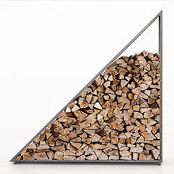 Pottery Barn Geometric Firewood Holder Pottery Barn Geometric Firewood Holder