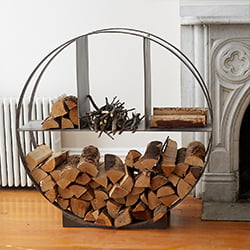 Terrain Iron Circle Log Holder Terrain Iron Circle Log Holder