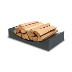 West Elm Minimalist Curved Firewood Holder West Elm Minimalist Curved Firewood Holder