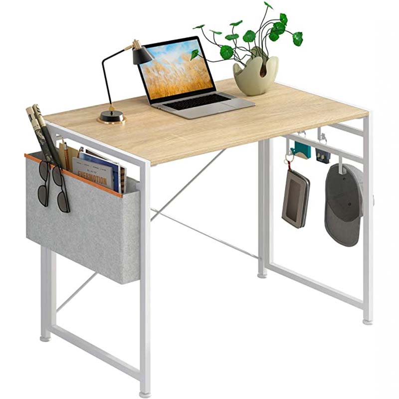 JSB Folding Desk with Cloth Bag Hook