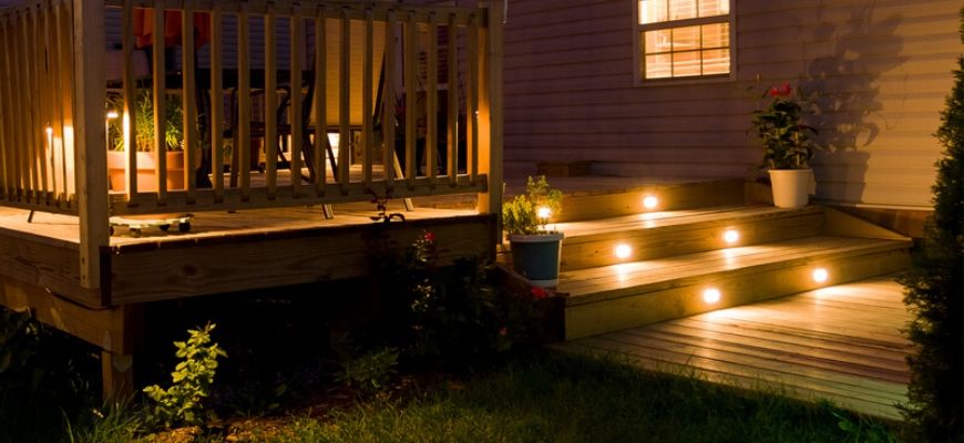 solar deck lights