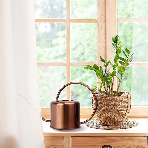 KIBAGA Decorative Copper-Colored Stainless Steel Watering Can
