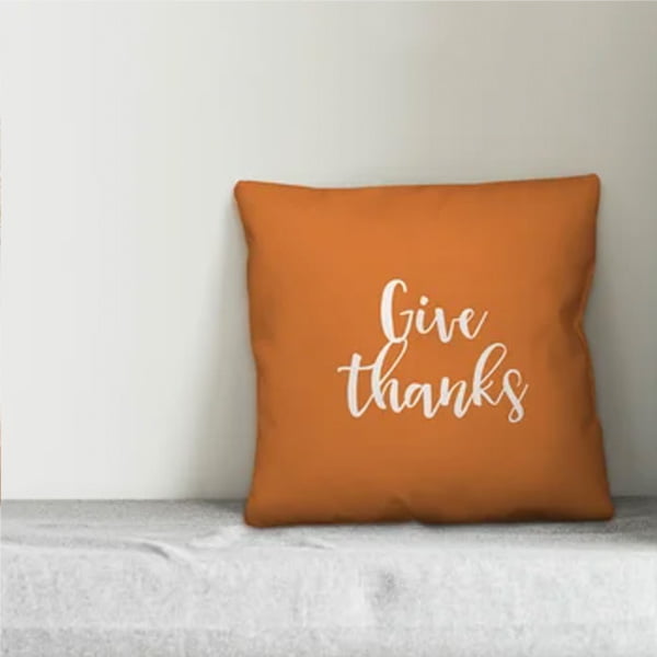 Give Thanks Fall Pillow