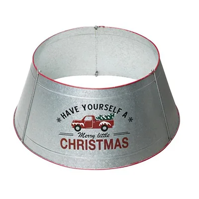 Glitzhome Galvanzied Metal Truck Tree Collar Glitzhome Galvanzied Metal Truck Tree Collar