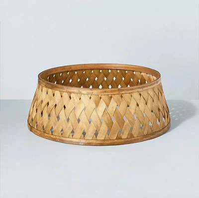 Hearth & Hand with Magnolia Stained Woven Tree Collar Hearth & Hand with Magnolia Stained Woven Tree Collar