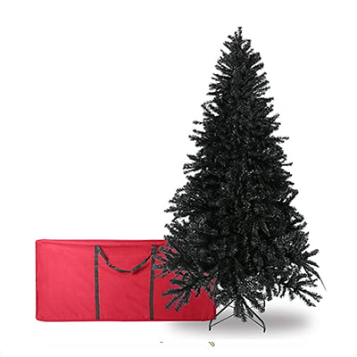 Kalwason Black Christmas Tree with Storage Bag 