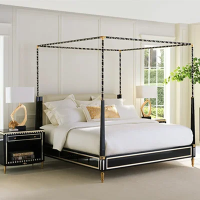 Caracole The Couturier Canopy Bed Caracole The Couturier Canopy Bed