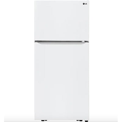 LG White Top-Freezer Refrigerator