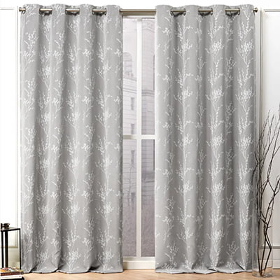 Nicole Miller Turion Floral Thermal Curtains