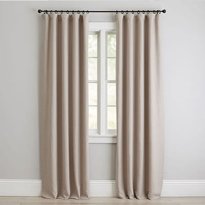 Pottery Barn Belgian Flax Blackout Curtains