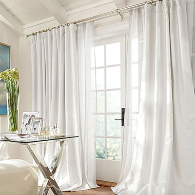 Pottery Barn Dupioni Silk Thermal Curtains Pottery Barn Dupioni Silk Thermal Curtains