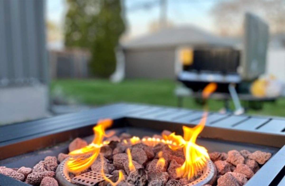 gas fire pit