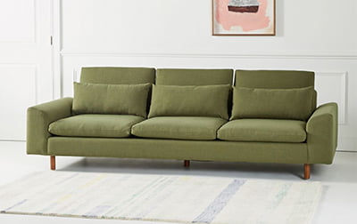 Anthropologie Mirren Three-Cushion Sofa