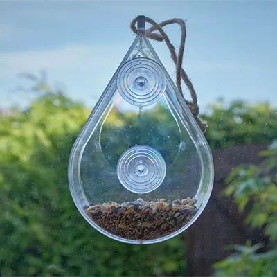 Arlmont & Co. Bagley Dew Drop Decorative Bird Feeder Arlmont & Co. Bagley Dew Drop Decorative Bird Feeder