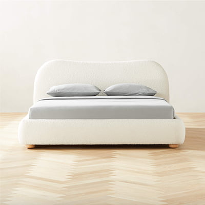 Diana White Upholstered Beds