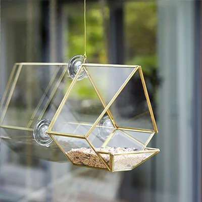 Erica and Steven Moore Glass House Bird Feeder Erica and Steven Moore Glass House Bird Feeder