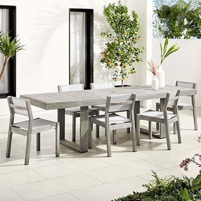 West Elm Portside Expandable Outdoor Dining Table