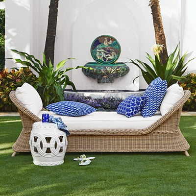 Williams Sonoma Manchester Outdoor Settee