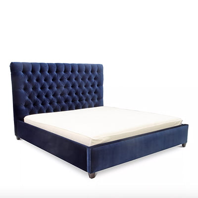 Bloomingdale's Artisan Collection Spencer Tufted Upholstery Bed Frame