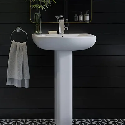 Swiss Madison Chateau Pedestal Bathroom Sink