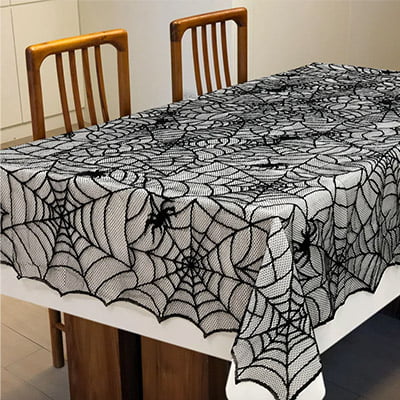 Akshay Geometric Halloween Tablecloth