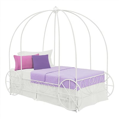 Room & Joy Jain Metal Princess Carriage Bed