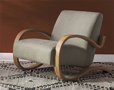 Anthropologie Herbin Leather Lounge Chair