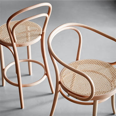 TON 30 Cane Dining Chair