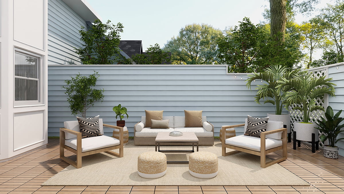 outdoor loveseats