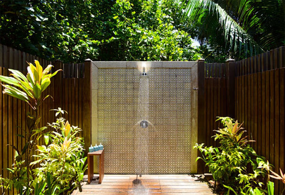 outdoor shower