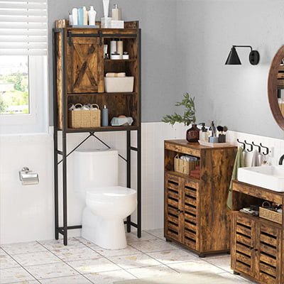 Millwood Pines Bergenia Over-the-Toilet Storage Cabinet