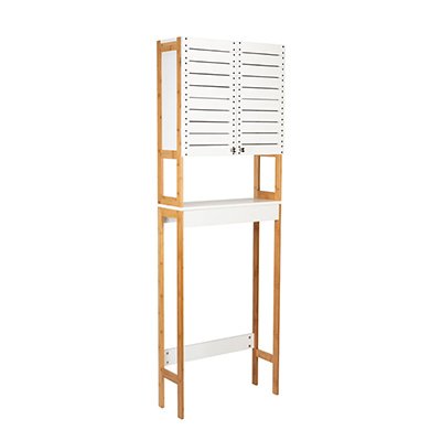 Neu Home 3 Shelf Over The Toilet Bamboo Space Saver Cabinet