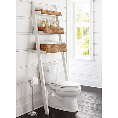 Pottery Barn Ainsley Over-the-Toilet Ladder with Baskets
