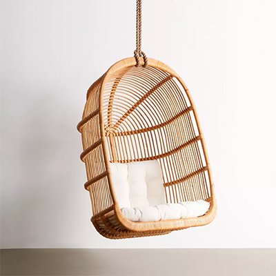 Urban Outfitters Kelsey Rattan Hanging Egg Chair