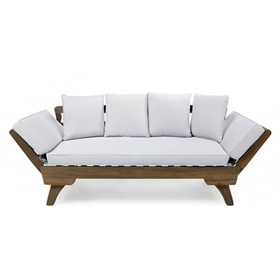 Foundstone Roni Outdoor Patio Daybed with Cushions