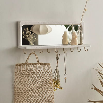 Thalia Entryway Mirror Shelf