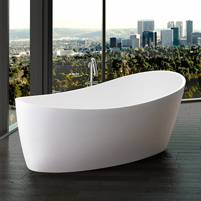 Clarke Products Dune Double Slipper Freestanding Tub
