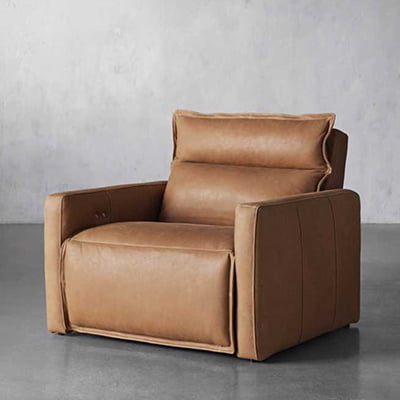 Rowland Leather High-Back Recliner