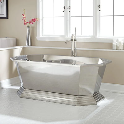 Signature Hardware Shelby Roll-Top Freestanding Tub