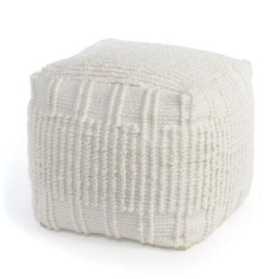 PARK HILL Collection Indoor/ Outdoor Ardwick Pattern Pouf